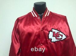 Vintage Kansas City Chiefs satin Legends Jacket Size X Large NICE