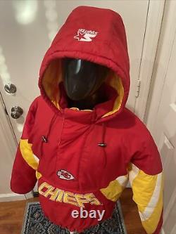 Vtg NOS Kansas City Chiefs Starter Proline Jacket Pullover Sz M NFL Football Med