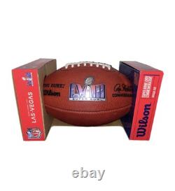 Wilson Super Bowl LVIII Las Vegas The Duke Leather Football Chiefs 49ers