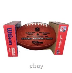 Wilson Super Bowl LVIII Las Vegas The Duke Leather Football Chiefs 49ers