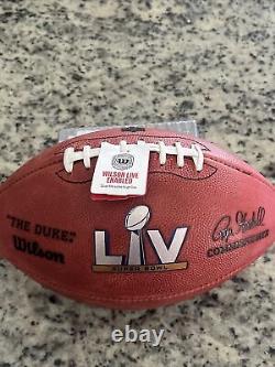Wilson. Super Bowl LV 55. Duke Official NFL Football. Buccaneers & Chiefs