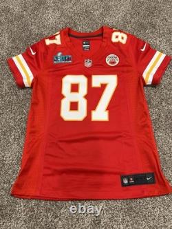 Women's Nike Kansas City Chiefs Travis Kelce Super Bowl 58 LVII Jersey Medium
