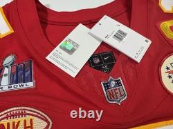 XL 48 Mahomes #15 Super Bowl LVIII 58 Vapor FUSE Elite Jersey Red Chiefs