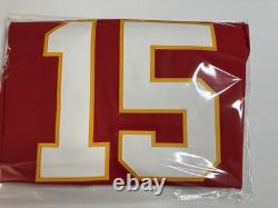XL 48 Patrick Mahomes #15 Vapor Elite Jersey Red Super Bowl 54 LIV Chiefs