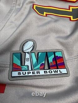XL Isiah Pacheco 10 Chiefs Nike Super Bowl 57 Patch Atmosphere Gray Jersey NWT