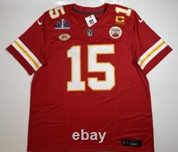 XL Patrick Mahomes #15 Vapor FUSE Super Bowl LVIII 58 Jersey Chiefs Authentic