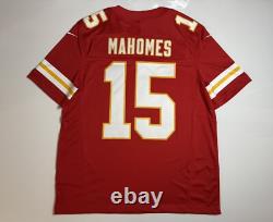 XL Patrick Mahomes #15 Vapor FUSE Super Bowl LVIII 58 Jersey Chiefs Authentic