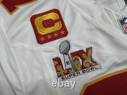 XL Travis Kelce #87 Vapor FUSE Jersey Super Bowl LIX 59 Chiefs Authentic