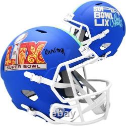 Xavier Worthy Kansas City Chiefs Signed Riddell Super Bowl LIX Replica Helmet
