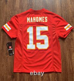 Youth Small Patrick Mahomes #15 Jersey NFL Kansas City Chiefs Red NEW