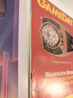 13x 1983 GameDay Redskins Programme Super Bowl Lions Giants Eagles Dolphins Chiefs