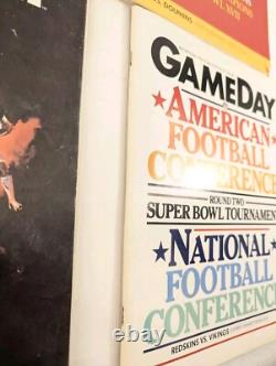 13x 1983 GameDay Redskins Programme Super Bowl Lions Giants Eagles Dolphins Chiefs