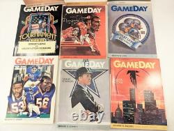 13x 1983 GameDay Redskins Programme Super Bowl Lions Giants Eagles Dolphins Chiefs