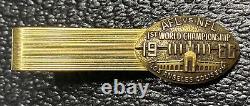 1966 Super Bowl I Presse Pin / Tie Fermoir / Clip Green Bay Packers Kc Chefs