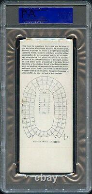 1967 Super Bowl 1 I Packers Chiefs Gold Full Ticket Psa 5 Pop 2 Only 7 Higher