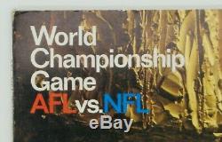 1967 Super Bowl 1 Un Programme Green Bay Packers Versus Kansas City Chiefs