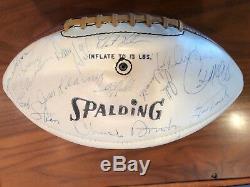1969 Kansas City Chiefs Équipe Des Champions Du Super Bowl Autographié Balle Jsa Z51105