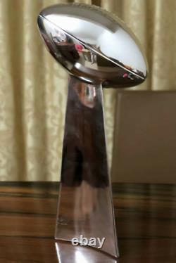 1970 Kansas City Chiefs Super Bowl IV Vince Lombardi Trophy Hauteur 34CM