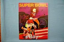 1970 Super Bowl IV Programme Kansas City Chiefs Vs Minnesota Vikings Nr-mt