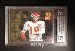 1995 Skybox Hall Of Fame Joe Montana Ssp Bgs 49ers Kc Chiefs 4x Super Bowl Hof