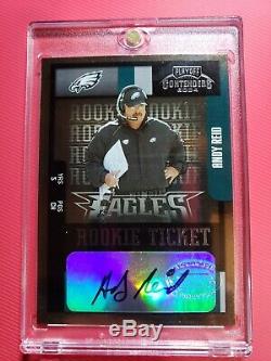 2004 Contenders Andy Reid Rookie Ticket Auto Superbowl Coach Rare Chefs Eagles