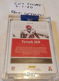 2017 Encased Tyreek Hill NFL Shield Auto 1/1! Rare, Chefs Super Bowl Wr Guepard