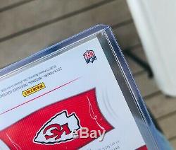 2018 Panini Trésors Nationaux Patrick Mahomes Or 8/10 Chefs Mvp Du Super Bowl