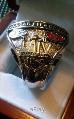 2020 Kansas City Chiefs Super Bowl Championship LIV Mahomes Mvp Ring Sz13 Withbox