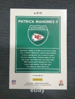 2020 NFL Optic Patrick Mahomes Case Hit Chiefs Superbowl Edition Downtown Rare