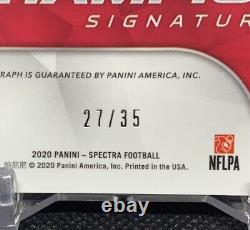 2020 Panini Spectra Tyreek Hill Signatures de Champion # /35 Chiefs Super Bowl