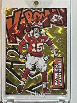 2022 Absolue Kaboom Vertical Gold #2 Patrick Mahomes II Sp Chiefs 05/10 Mvp