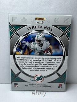 2023 Panini Obsidian Equinox Profondément Mojo Électrique Gravure en mer #16 Tyreek Hill /5 NFL