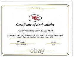 2 févr. 2020 Xavier Williams Super Bowl LIV Kansas City Chiefs Homologué