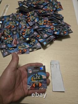 326 Épingles et Magnets Lot Super Bowl LV Épingle Timbrée. Chiefs Buccaneers NFL