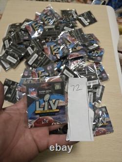 326 Épingles et Magnets Lot Super Bowl LV Épingle Timbrée. Chiefs Buccaneers NFL