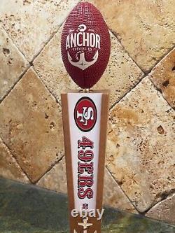 49ers + Kansas City Chiefs Poignée de robinet de bière commémorative du Super Bowl - tout neuf