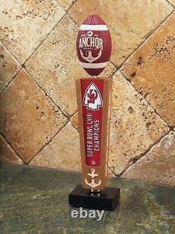 49ers + Kansas City Chiefs Poignée de robinet de bière commémorative du Super Bowl - tout neuf