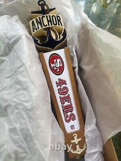 49ers + Kansas City Chiefs Poignée de robinet de bière commémorative du Super Bowl - tout neuf