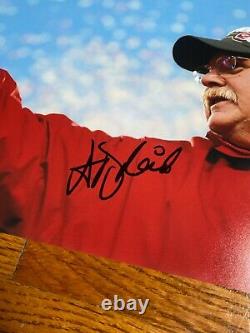 Andy Reid Signé Kansas City Chiefs Super Bowl 11x14 Photo Autograph Bas Coa
