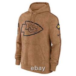 Authentique Sweat à capuche Nike Kansas City Chiefs pour hommes en hommage au service NFL 2023 - NEUF