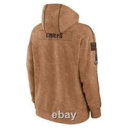 Authentique Sweat à capuche Nike Kansas City Chiefs pour hommes en hommage au service NFL 2023 - NEUF