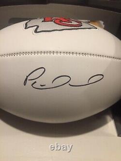 Autographié Patrick Mahomes Kansas City Chiefs Team Super Bowl Football Withcoa