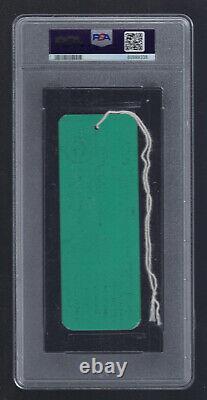 BILLET COMPLET DE PARTICIPANT AU SUPER BOWL I DE 1967 CHIEFS vs GREEN BAY PACKERS, PSA 7