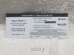 Billets de réplique du Super Bowl NFL 1967-1998 Cartes téléphoniques Sprint