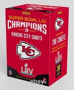Boîte Panini Super Bowl LIV 2020 (ensemble) (Kansas City Chiefs)