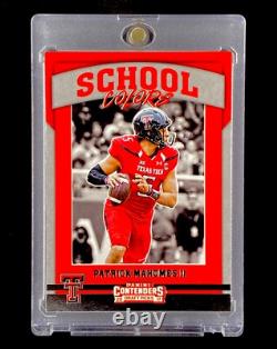 CARTE RC PATRICK MAHOMES ROOKIE RED FOIL SP 2017 SUPER BOWL CHIEFS