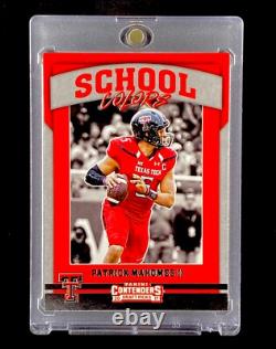CARTE RC PATRICK MAHOMES ROOKIE RED FOIL SP 2017 SUPER BOWL CHIEFS