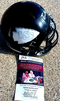 CASQUE MINI SIGNÉ TRENT MCDUFFIE Chiefs JSA COA SUPER BOWL LVII