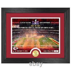 Cadre de pièce de célébration du Super Bowl LVIII des Kansas City Chiefs