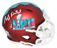 Casque Mini Vitesse Andy Reid Signé Des Kansas City Chiefs Super Bowl 57 Lvii Beckett